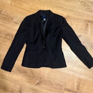 J. Crew Navy Pinstriped Women's Blazer